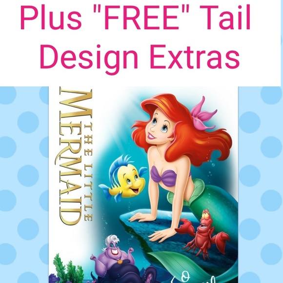 Disney's Design Your Own 🧜‍♀️ Tail w/Free Extras - Picture 4 of 6